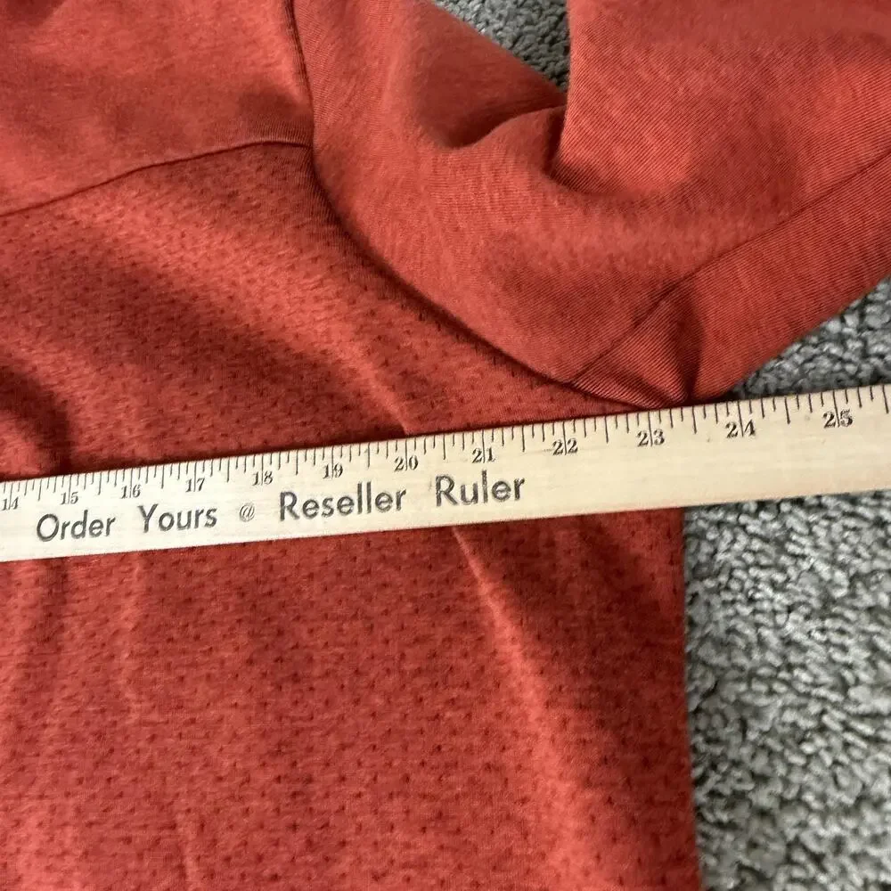 Nike Tech Fleece Hoodie Womens L Orange Full Zip Lined Jacket Sweatshirt Swoosh - Picture 11 of 12